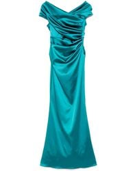 Talbot Runhof - Abendkleid Aus Satin - Lyst