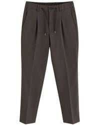 Herno - Drawstring Pleated Trousers - Lyst
