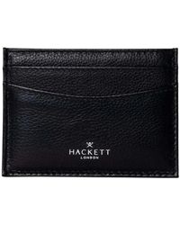 Hackett - Pebbled Leather Card Holder - Lyst