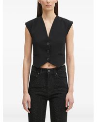 Fiorucci - Button-Fastening Sleeveless Top - Lyst