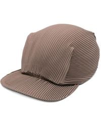 Pleats Please Issey Miyake - Pleated Hat - Lyst