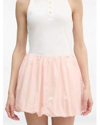 GAUDI - Gathered Bubble-Hem Mini Skirt - Lyst