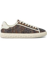 Versace - Barocco Greca Sneakers - Lyst