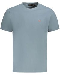 Napapijri - Logo-Patch Cotton T-Shirt - Lyst