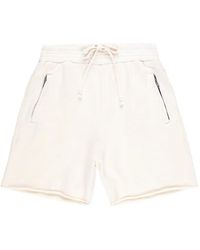 Les Tien - Zip-Pocket Raw-Hem Shorts - Lyst