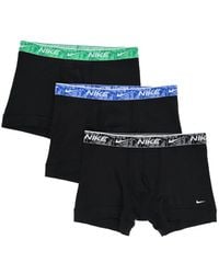 Nike - Stretch-Cotton Logo-Waistband Boxers (Set Of Three) - Lyst