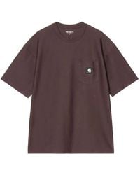 Carhartt - Og Loose Pocket Cotton T-Shirt - Lyst