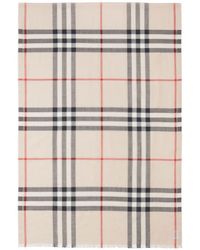 Burberry - Vintage Check Wool-blend Scarf - Lyst