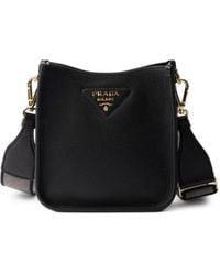 Prada - レザー ショルダーバッグ - Lyst