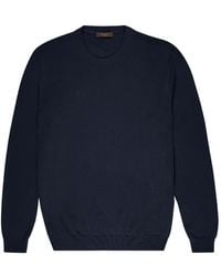 Zanone - Geribbelde Sweater Met Ronde Hals - Lyst