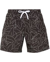 Brioni - Abstract-print Swim Shorts - Lyst