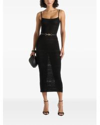 Manière De Voir - Robe Ceinturée Danika À Effet Métallisé - Lyst