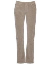 Jacob Cohen - Corduroy-Texture Trousers - Lyst