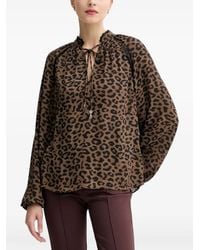Guess - Animal-print Top - Lyst