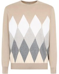 Ballantyne - Pullover mit Rautenmuster - Lyst