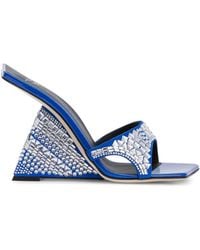 Giuseppe Zanotti - Sandali Shine Con Zeppa 105Mm - Lyst