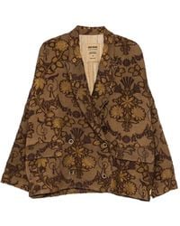 Uma Wang - Floral-Jacquard Jacket - Lyst