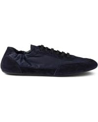 Prada - Collapse Sneaker Aus Re-Nylon Und Wildleder - Lyst