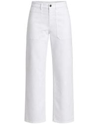 CIGALA'S - Crop Fatigue Straight-Leg Jeans - Lyst