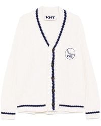 Kiton - Logo Patched Cardigan - Lyst