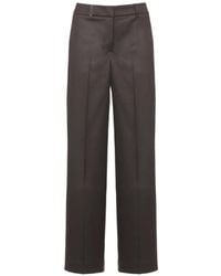 Peserico - Pantalon Ample À Plis Marqués - Lyst