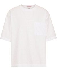 Valentino Garavani - Toile Iconographe Katoenen T-shirt - Lyst