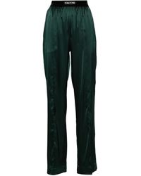 Tom Ford - Pantalones de pijama satinados - Lyst