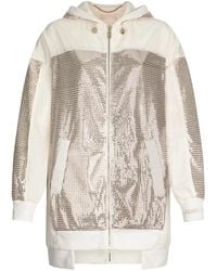 Liu Jo - Sequinned Parka - Lyst