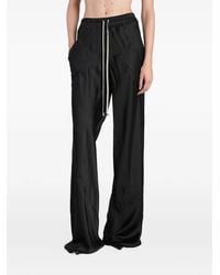 Rick Owens - Drawstring Wide-Leg Trousers - Lyst