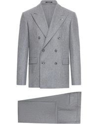 Tagliatore - Wool Double-breasted Suit - Lyst