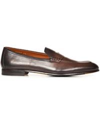 Doucal's - Leren Penny Loafers - Lyst