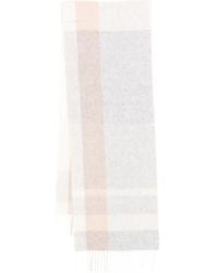 N.Peal Cashmere - Checked Cashmere Scarf - Lyst