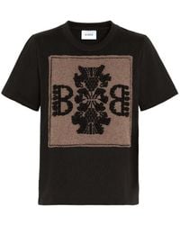 Barrie - Cashmere-Patch T-Shirt - Lyst
