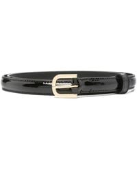 TOTEME - Thin Patent-Leather Belt - Lyst