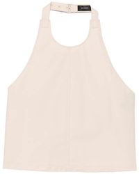 Wardrobe NYC - X Rhw Halterneck Backless Top - Lyst