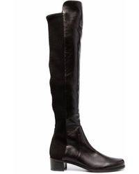 Stuart Weitzman Leather Thigh Boots in 