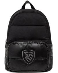 Blauer - Padded Logo-Patch Backpack - Lyst