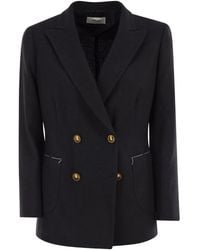 SAULINA - Assunta Double-Breasted Button Jacket - Lyst