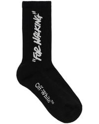 Off-White c/o Virgil Abloh - Quote Mid-Calf Socks - Lyst