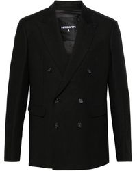 Patrizia Pepe - Brooch-detail Double-breasted Blazer - Lyst