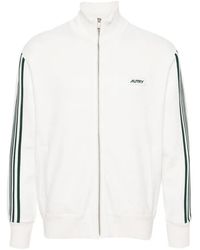 Autry - Side-Stripe Zip-Up Sweatshirt - Lyst