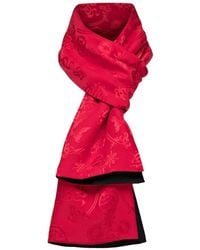 Shanghai Tang - Écharpe Two-Faced En Soie Et Cachemire Jacquard - Lyst