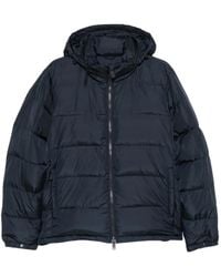 Aspesi - Hooded Zip Padded Jacket - Lyst