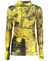 Desigual - Floral-Print Long-Sleeve T-Shirt - Lyst
