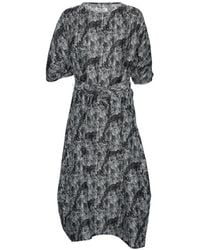 Henrik Vibskov - Robe Imprimée À Manches Dolman - Lyst