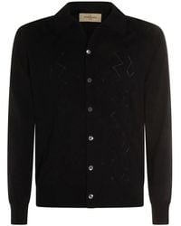 Piacenza Cashmere - Button Patterned Cardigan - Lyst
