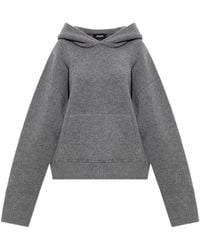 DSquared² - Jersey De Punto Con Logo Bordado Y Capucha - Lyst