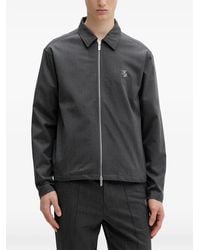 Filling Pieces - Zip Embroidered Jacket - Lyst