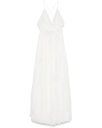 Ermanno Scervino - Lace-Detailed Midi Dress - Lyst