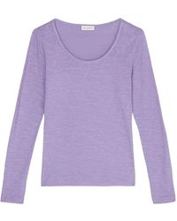 Marc O' Polo - Long-Sleeve Scoop-Neck Top - Lyst